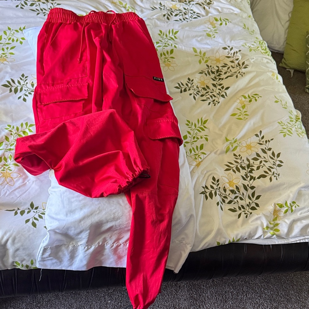 Five Dancewear Red Cargo pants
